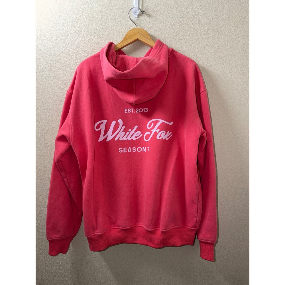 Women's White Fox Season 7 Oversized Hoodie Size Small/Medium